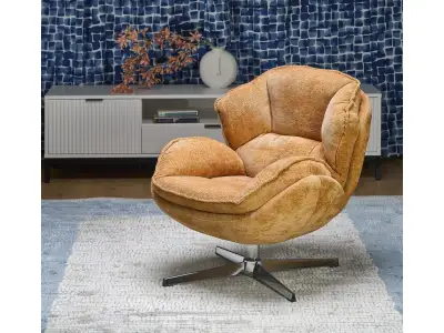 Detail produktu Otočné kreslo Guido horčicovo žlté