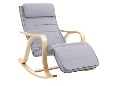 Hojdacie kreslo Alex svetlosivé