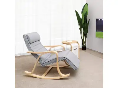 Detail produktu Hojdacie kreslo Alex svetlosivé