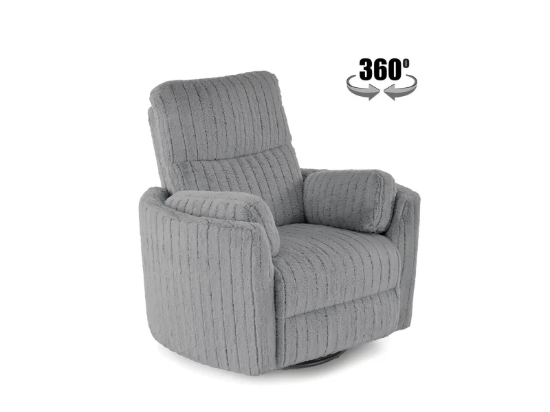 Rozkladacie polohovacie kreslo Pegas popolavo sivé