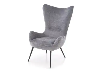 Dizajnové kreslo ušiak JUKON sivé