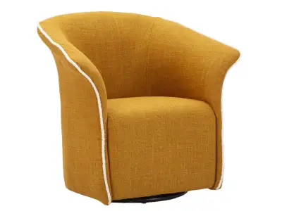 Detail produktu Otočné kreslo Senape Siena horčicové