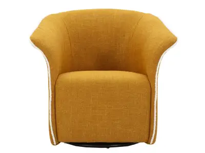 Detail produktu Otočné kreslo Senape Siena horčicové