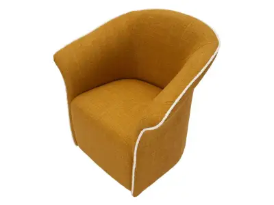 Detail produktu Otočné kreslo Senape Siena horčicové